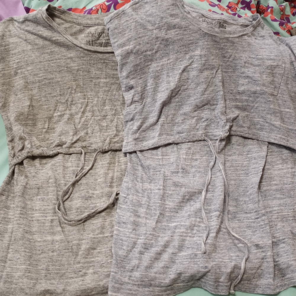 Set of 2 nursing tees